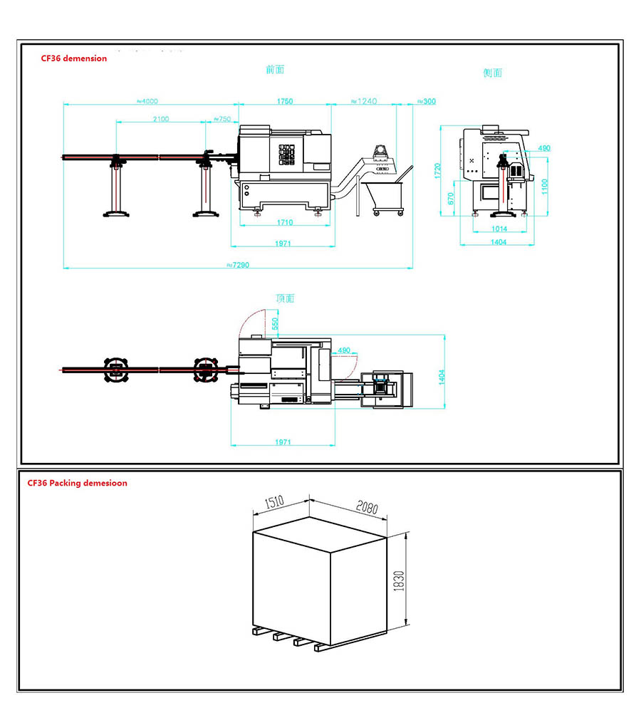 product-CF36 2 axis gang tool slant bed CNC lathe machine-JSWAY-img-5