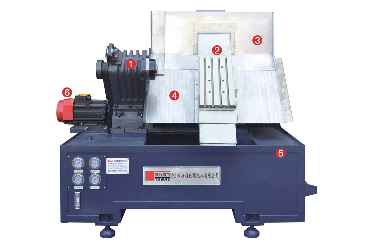 product-JSWAY-CFG46CFG56 2 axis gang type slant bed CNC lathe machine-img