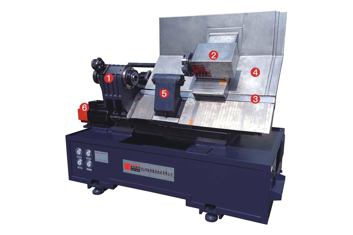 automatic turret lathe machine on sale for workplace JSWAY-3